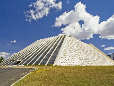 Brasilia - Theater, Architect: Oscar Niemeyer by Alan Weintraub Pricing Limited Edition Print image