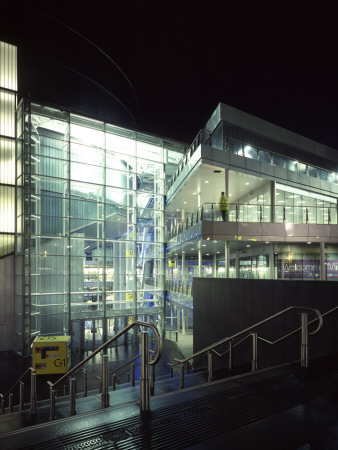 Millennium Point, Digbeth Birmingham, Upper Level Entrance From The North by Charlotte Wood Pricing Limited Edition Print image