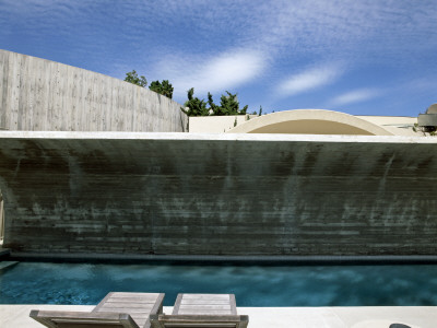 Beyer House, Malibu, California, Swimming Pool, Architect: John Lautner by Alan Weintraub Pricing Limited Edition Print image