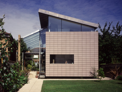 Private House Bhm, London, Glazed Courtyard Near Accommodation, Burd Haward Marston Architects by Charlotte Wood Pricing Limited Edition Print image