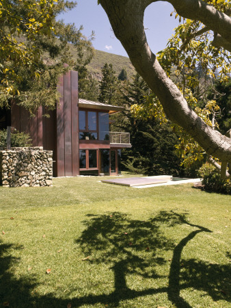 Greyrock Estate, Big Sur, California (2001) - Exterior, Architect: Daniel Piechota by Alan Weintraub Pricing Limited Edition Print image