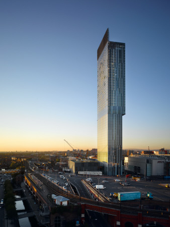 Hilton Hotel Tower, 303 Deansgate, Manchester, Architect: Ian Simpson Architects by Daniel Hopkinson Pricing Limited Edition Print image