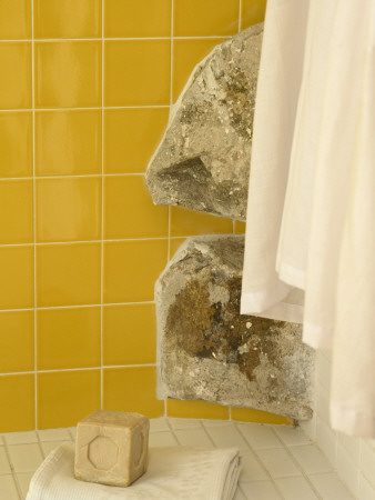 Lloret De Mar, Girona, Second Floor Interior, Bathroom Detail, Architect: Anne Bugugnani by Eugeni Pons Pricing Limited Edition Print image