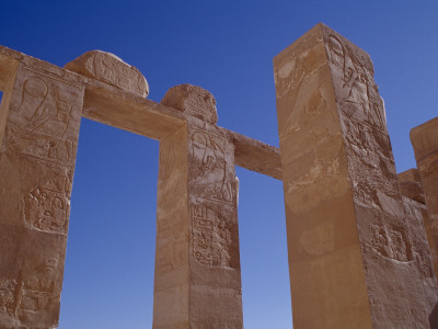 Temple Of Hatshepsut, Luxor, Egypt by David Churchill Pricing Limited Edition Print image