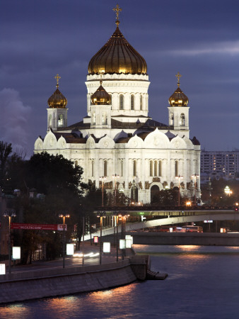 The Cathedral Of Christ The Saviour, Moscow, (Reconstruction Of The Original Cathedral) 1994 - 2000 by David Clapp Pricing Limited Edition Print image