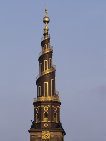 External Staircase On Spire Of Vor Frelsers Kirke (Our Saviour's Church), Copenhagen by Colin Dixon Pricing Limited Edition Print image