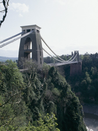 Clifton Suspension Bridge, Bristol, Architect: Isambard Kingdom Brunel by David Churchill Pricing Limited Edition Print image