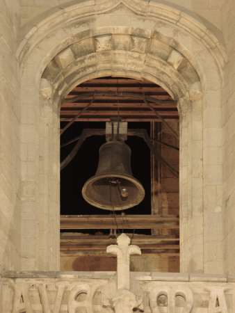 Floodlit Belltower On West Facade Of Cathedral - Catedral, Leon, Spain by David Borland Pricing Limited Edition Print image