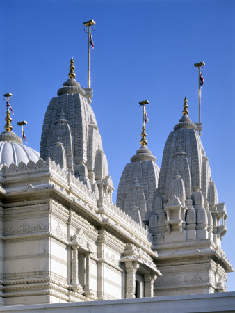 Swaminarayan Hindu Temple, Neasden, London by David Churchill Pricing Limited Edition Print image