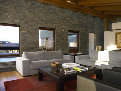 House In La Cerdanya, Girona, Living Area, Architect: Carles Gelp?I Arroyo by Eugeni Pons Pricing Limited Edition Print image