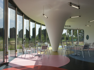 Priory Park Pavilion, Reigate, Surrey, Architect: Dominique Perrault Architecture by G Jackson Pricing Limited Edition Print image