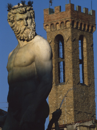 Fountain Of Neptune Statue, Piazza Della Signoria, Florence, Architect: Bartolomeo Ammannati by Joe Cornish Pricing Limited Edition Print image