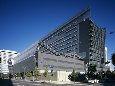 Caltrans Headquarters, Los Angeles, California, 2004, Overall Exterior From South West by John Edward Linden Pricing Limited Edition Print image