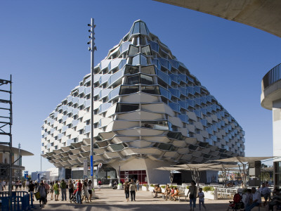 Aragon Pavilion, Expo Zaragoza 2008, Zaragoza, Architect: Daniel Olano by G Jackson Pricing Limited Edition Print image