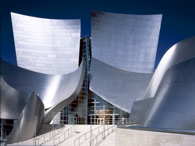 Walt Disney Concert Hall, Downtown Los Angeles - Exterior, Architect: Gehry Partners by John Edward Linden Pricing Limited Edition Print image