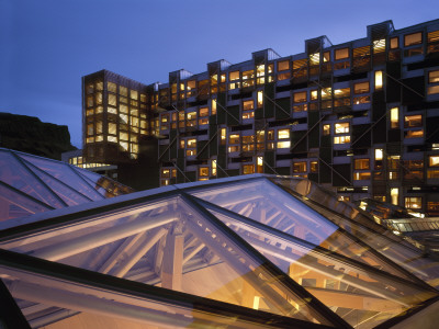 Scottish Parliament, Edinburgh, Scotland, Dusk, Architect: Enric Benedetta Tagliabue And Rmjm by Keith Hunter Pricing Limited Edition Print image