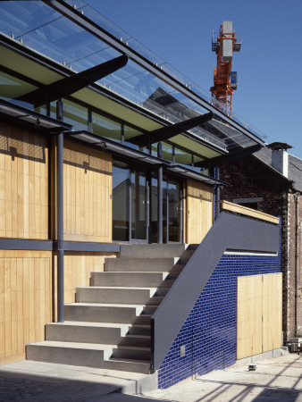 Scottish Poetry Library, Edinburgh, Scotland, Main Entrance Stair, Malcolm Fraser Architects by Keith Hunter Pricing Limited Edition Print image