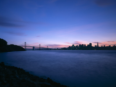 San Francisco, California, Usa - View Of The City At Dusk by John Edward Linden Pricing Limited Edition Print image