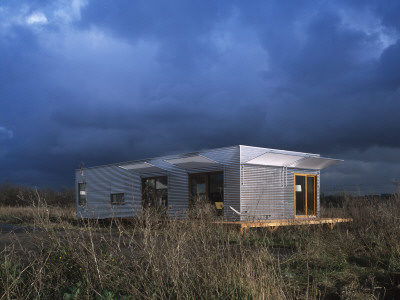 M-House, Canterbury, Kent, 2002, Single Storey Mobile Prefabricated Building, Architect: Tim Pyne by Morley Von Sternberg Pricing Limited Edition Print image