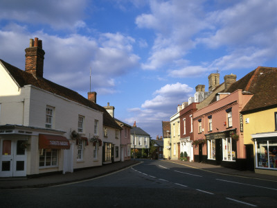 The High Street, Clare, Suffolk, England by Mark Fiennes Pricing Limited Edition Print image