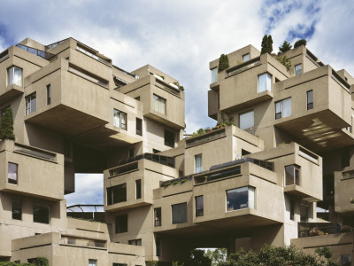 Habitat '67, 2600, Pierre Dupuy Avenue, Montreal,1967, Exterior, Architect: Moshe Safdie by Michael Harding Pricing Limited Edition Print image