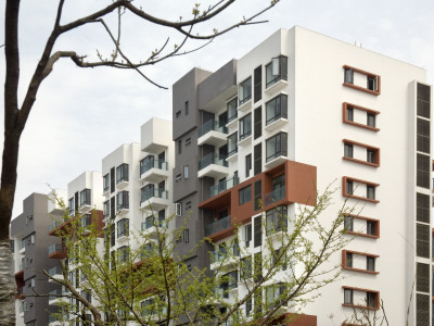 Wuhan Housing, China, Architect: James Brearley, 2007, Architect: James Brearley by John Gollings Pricing Limited Edition Print image