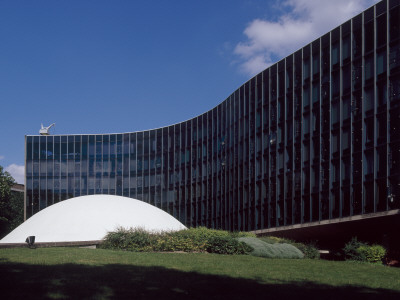 French Communist Party Headquarters, Paris, 1967 - 1972, Architect: Oscar Niemeyer by Kadu Niemeyer Pricing Limited Edition Print image