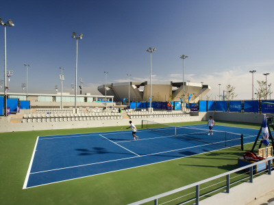 Beijing Olympics 2008 - Olympic Green Tennis Stadium, Beijing, China by John Gollings Pricing Limited Edition Print image