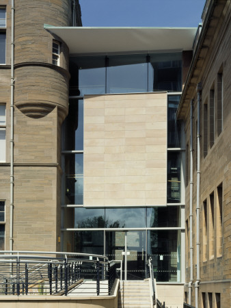 Carnelley Link Building, Dundee University, Scotland, Exterior Entrance by Keith Hunter Pricing Limited Edition Print image