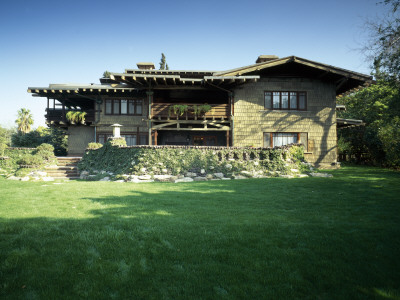 The David B, Gamble House, Pasadena, California, Overall Exterior, Architect: Greene And Greene by Mark Fiennes Pricing Limited Edition Print image