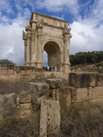 Arch Of Septimius Severus, Leptis Magna, Libya by Natalie Tepper Pricing Limited Edition Print image
