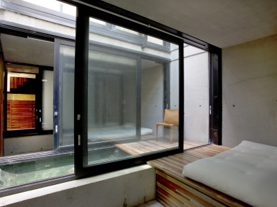 Double House, Dublin, 2005 Sliding Glass Doors, Architect: Tom De Paor by Morley Von Sternberg Pricing Limited Edition Print image