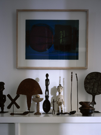Small Apartment With African Collection, Architect: Jennifer Beningfield And David Jenkins by Richard Bryant Pricing Limited Edition Print image