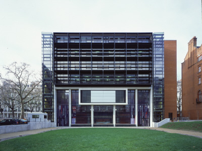 Dana Centre, Science Museum London, Rear Elevation Daylight, Maccormac Jamieson Prichard Architects by Peter Durant Pricing Limited Edition Print image