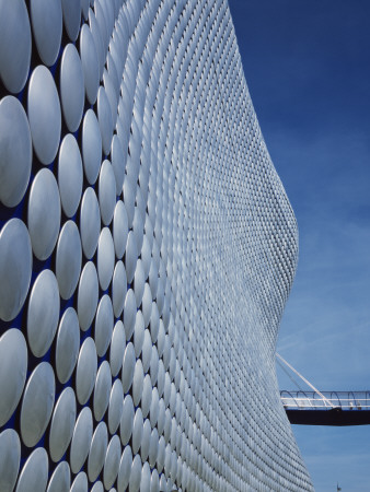 Selfridges Department Store, Birmingham, Facade Detail With Bridge Link, Architects: Future Systems by Peter Durant Pricing Limited Edition Print image