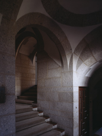 Castle Drogo, Dartmoor, Devon, England, 1910 - 1930, Staircase, Architect: Edwin Lutyens by Richard Bryant Pricing Limited Edition Print image