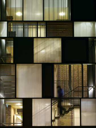 Siobhan Davies Dance Studios, London, 2006, Staircase Through Panelling On South Elevationth by Richard Bryant Pricing Limited Edition Print image