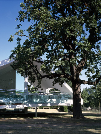 Serpentine Gallery Pavilion 2003, Kensington Gardens, London, Architect: Oscar Niemeyer by Richard Bryant Pricing Limited Edition Print image