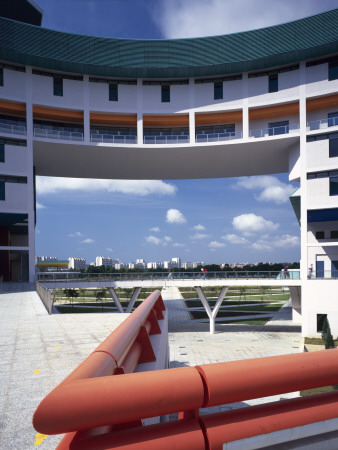 Temasek Polytechnic, Singapore, 1991-95, Architect: James Stirling, Michael Wilford And Associates by Richard Bryant Pricing Limited Edition Print image