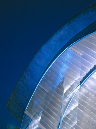 Spiral Cafe, Birmingham, Dusk Detail, Marks Barfield Architects by Peter Durant Pricing Limited Edition Print image