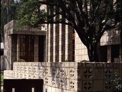 Storer House, Los Angeles, California, 1923, Architect: Frank Lloyd Wright by Richard Bryant Pricing Limited Edition Print image