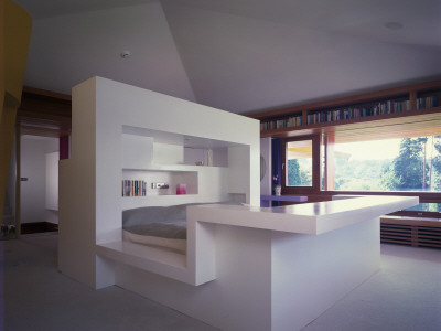Lone Oak Hall, East Sussex - Bedroom, Architect: Michael Wilford by Richard Bryant Pricing Limited Edition Print image