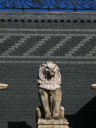 Natural History Museum, (1873-81) South Kensington, London, Lion Detail, Archit: Alfred Waterhouse by Richard Turpin Pricing Limited Edition Print image