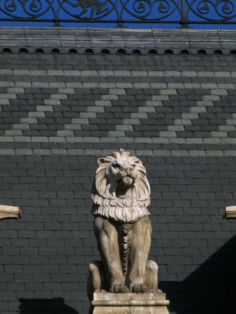 Natural History Museum, (1873-81) South Kensington, London, Lion Detail, Archit: Alfred Waterhouse by Richard Turpin Pricing Limited Edition Print image