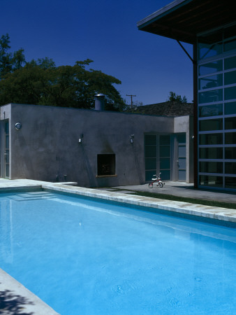 House In Los Altos, California, Swimming Pool, Architect: Envelope Architecture And Design by Richard Powers Pricing Limited Edition Print image