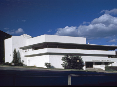 Kansas City Community Christian Church, 4601 Main Street, Kansas City, Missouri, Frank Lloyd Wright by Thomas A. Heinz Pricing Limited Edition Print image