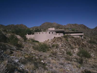 Norman Lykes House, 6836 North 36Th Street, Phoenix, Arizona, 1959, Architect: Frank Lloyd Wright by Thomas A. Heinz Pricing Limited Edition Print image