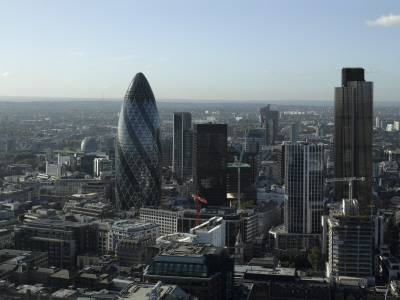 London Panorama Looking South, London by Richard Bryant Pricing Limited Edition Print image