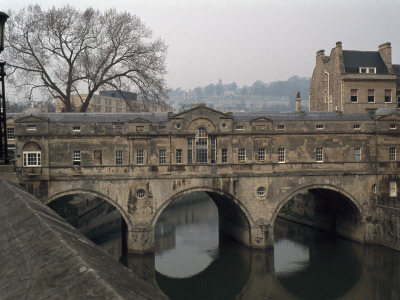 Pulteney Bridge, Bath, Somerset, England, Bridge Lined With Shops Over River Avon, Completed 1773 by Ruth Marler Pricing Limited Edition Print image