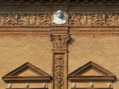 Palazzo Roverella, Ferrara, Terracotta Friezes, Cut Brick Pediments, Architect: Biagio Rossetti by Will Pryce Pricing Limited Edition Print image